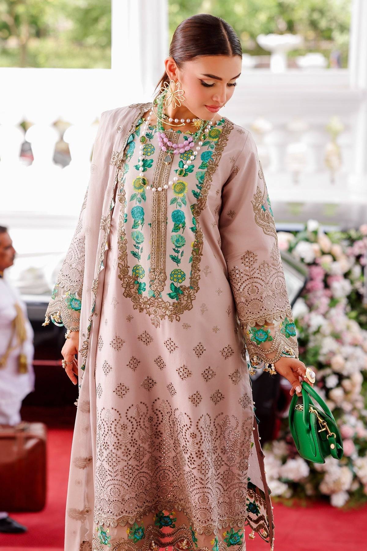 Charizma | Naranji Lawn 25 | CT5-16 by Maria Faisal - Registered Vendor of : Charizma - type : Ladies Clothes - 100% original wedding dresses