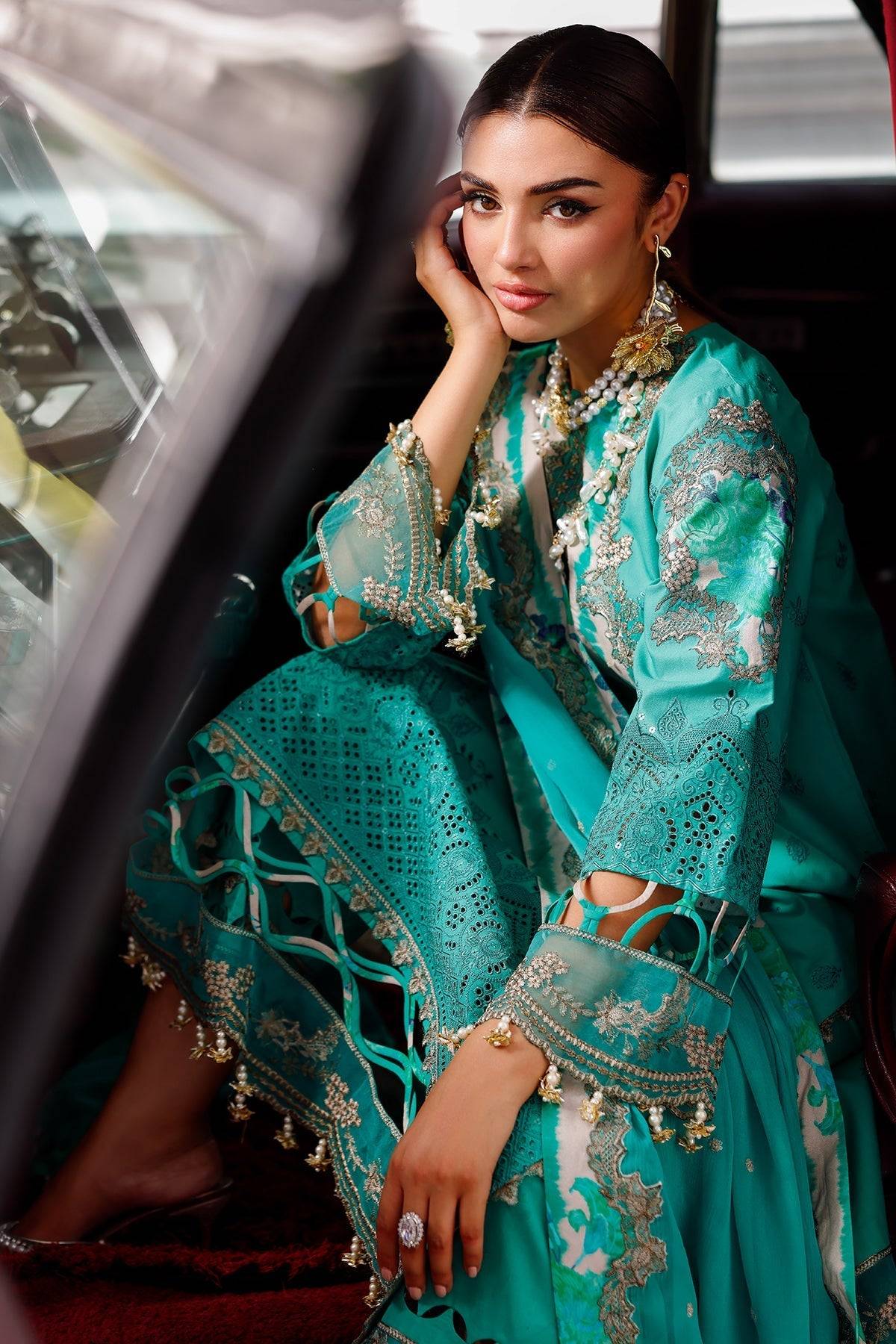 Charizma | Tabeer Lawn Vol 25 | CT5-15 by Maria Faisal - Registered Vendor of : Charizma - type : Ladies Clothes - 100% original wedding dresses