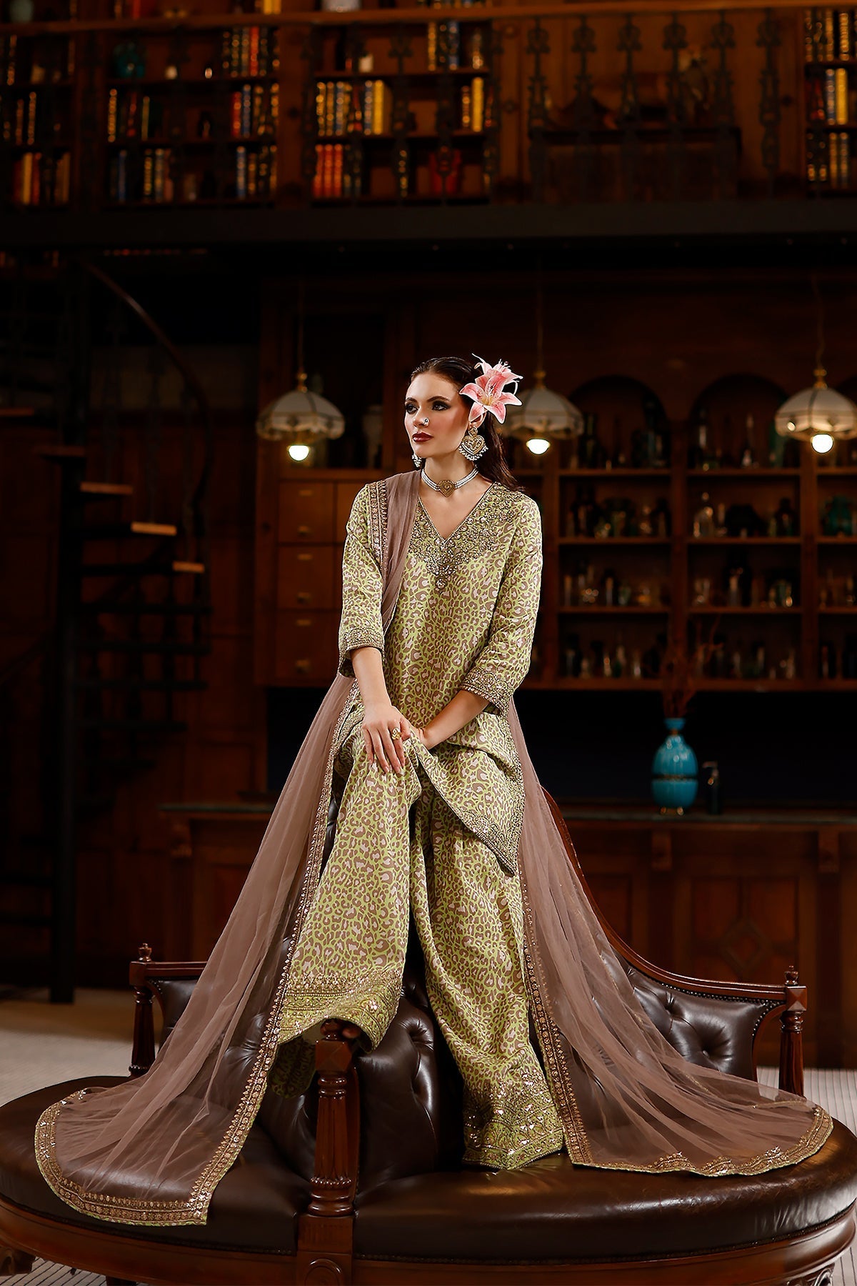 Charizma | Festive Pret | CMA-6-154 - Dress - available at Maria Faisal in UK and USA.