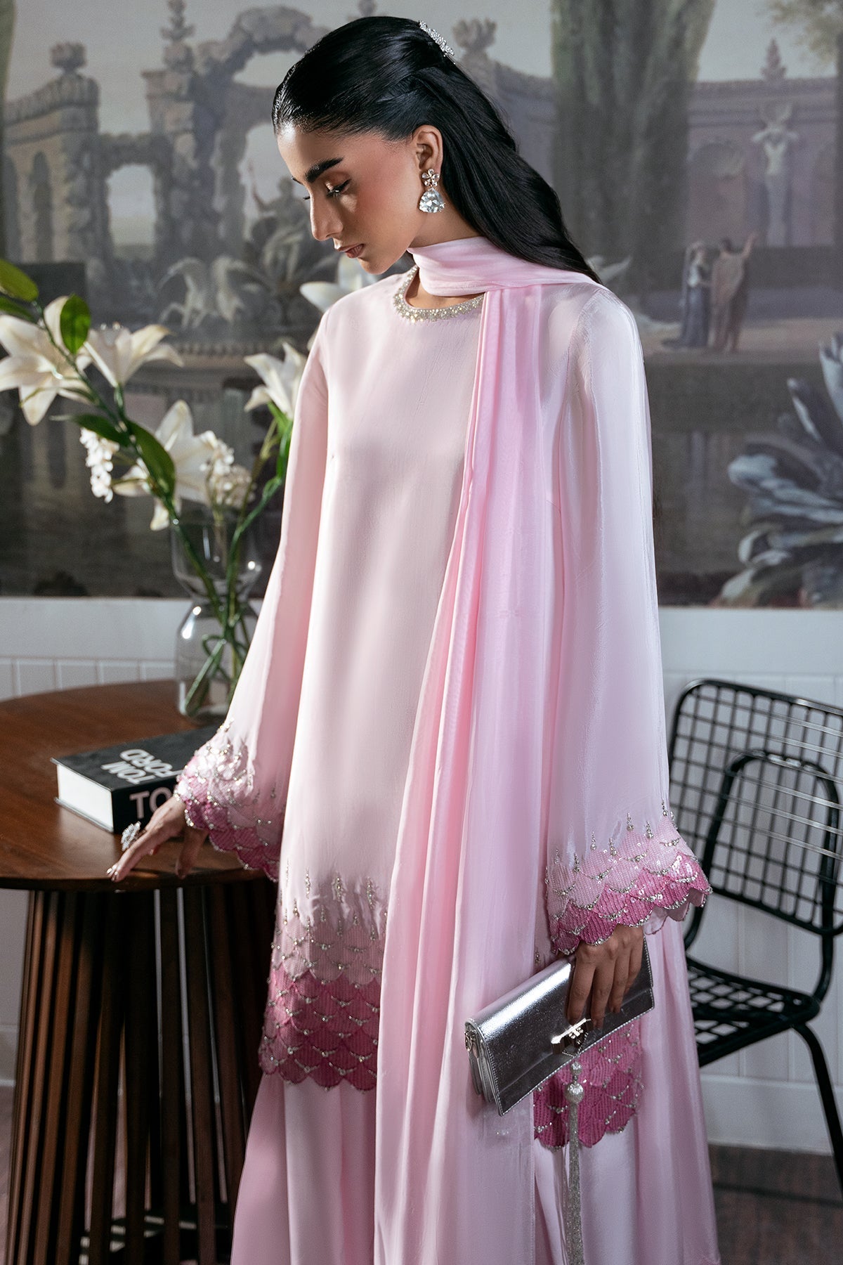 Mina Kashif | Loona Luxe Formals | Aurel - Formal Dress - available at Maria Faisal in UK and USA.