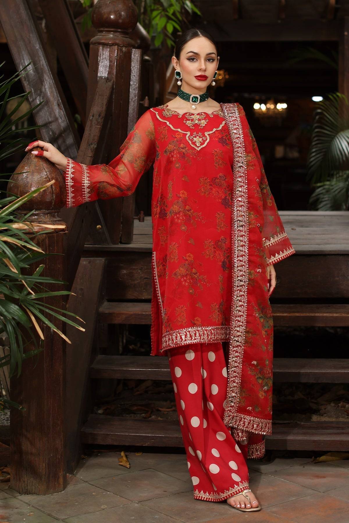 Charizma | Festive Pret | CMA-5-37 by Maria Faisal - Registered Vendor of : Charizma - type : Ladies Clothes - 100% original wedding dresses