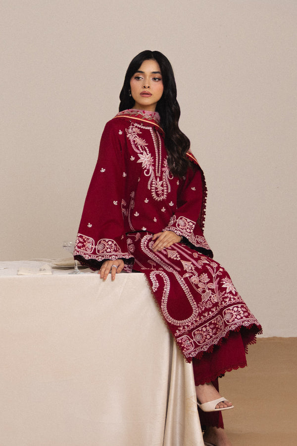 Afrozeh | Basic Pret 26 RTW | LUNE - Casual Dress - available at Maria Faisal in UK and USA.