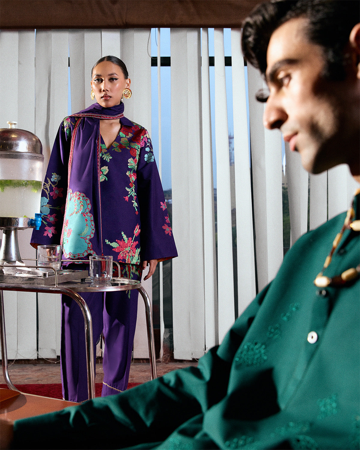 Jugnu | Summer Pret 25 | Sagnik - Scarf - Ladies Clothes - Maria Faisal