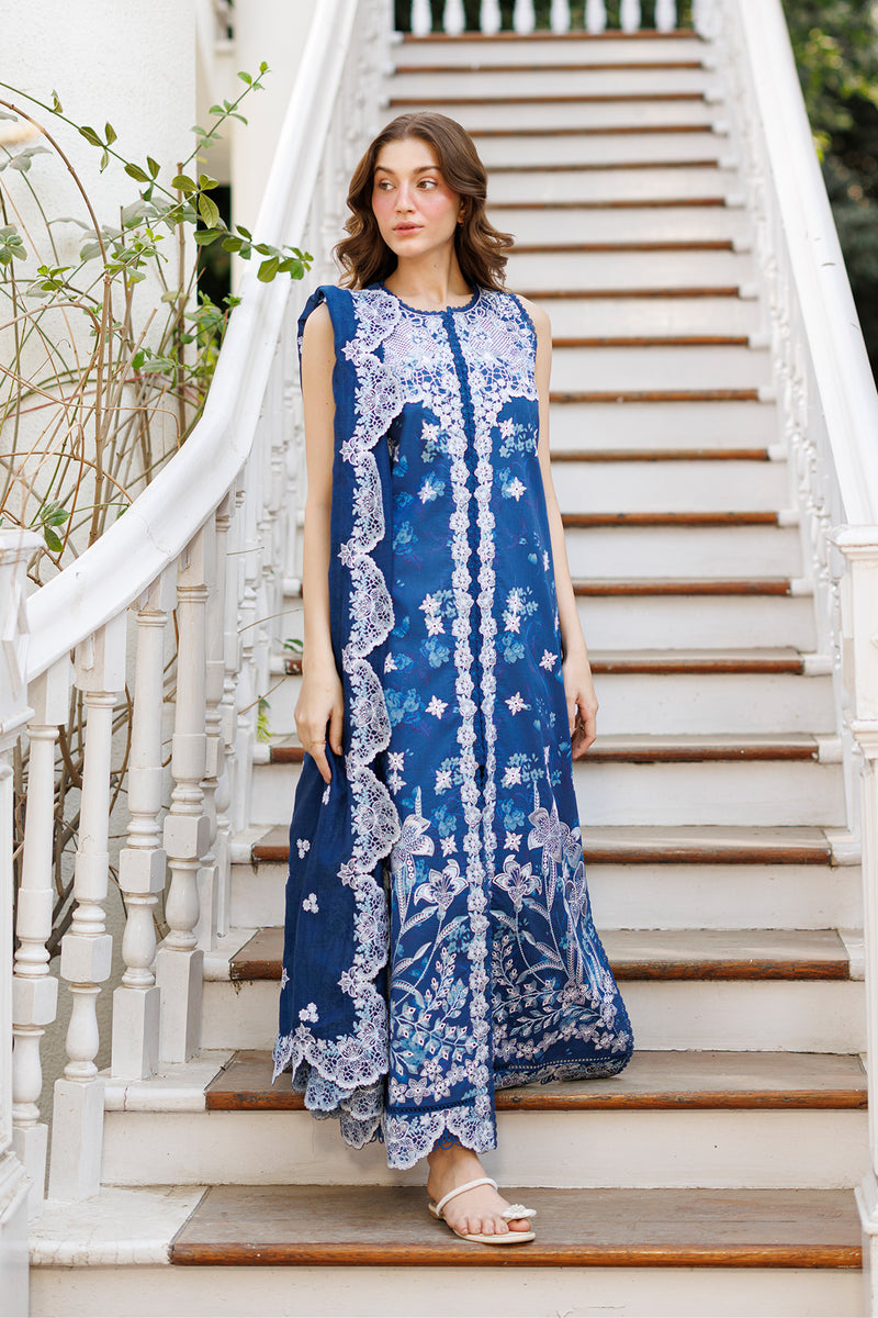 Afrozeh | Summer Together 26 | Celestara - Luxury Dress - available at Maria Faisal in UK and USA.