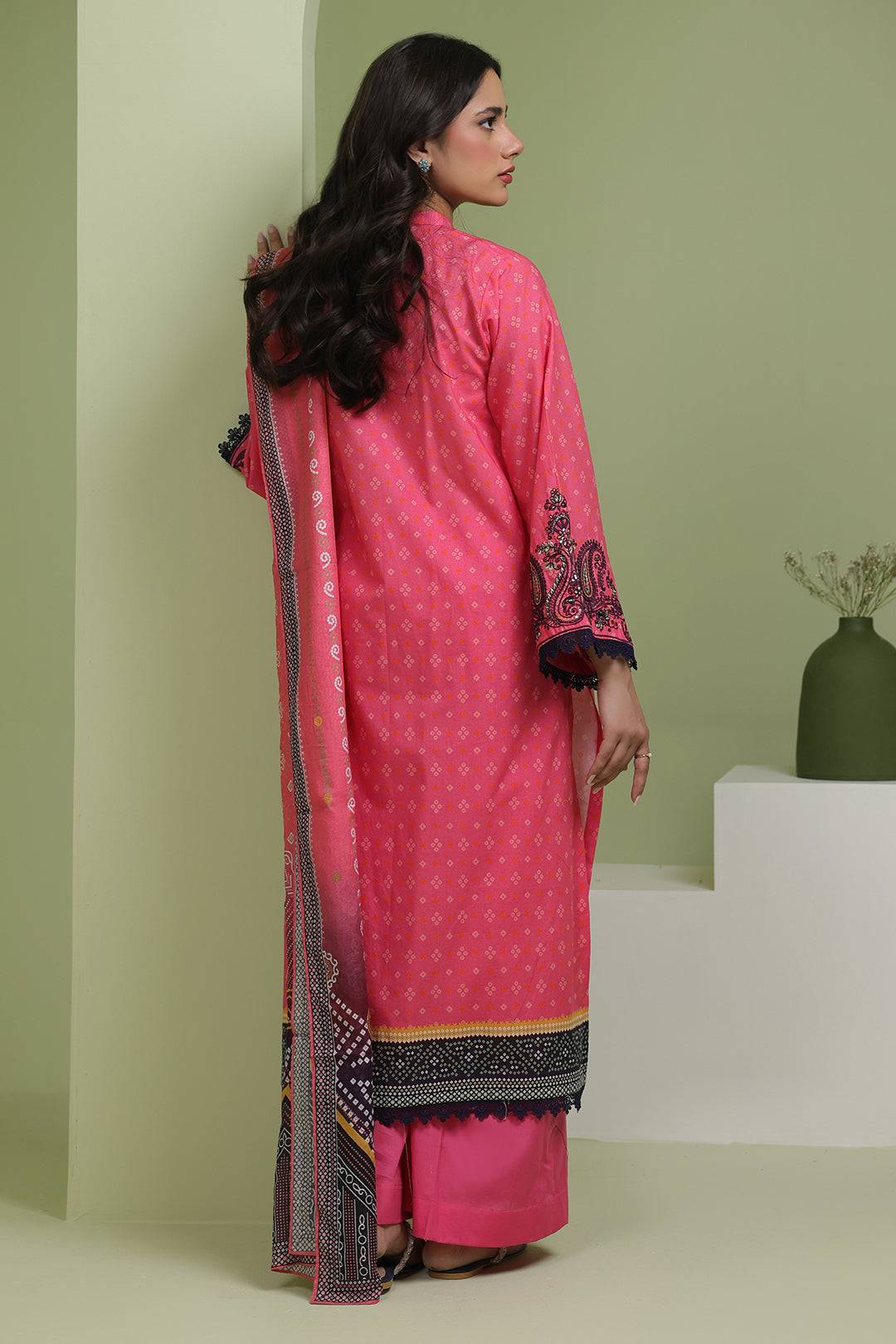 Zellbury | Unstitched 2 Piece Lawn | Embroidered Shirt Dupatta - 1171 by Maria Faisal - Registered Vendor of : Zellbury Women - type : Essential Unstitched - 100% original wedding dresses