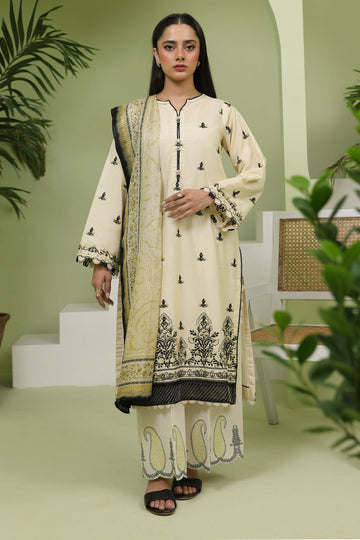 Zellbury | Unstitched 3 Piece Lawn | Embroidered Shirt Shalwar Dupatta - 1369 - Designer Dress with Intricate embroidery and embellishments. Shop elegent wedding dress at Maria Faisal.