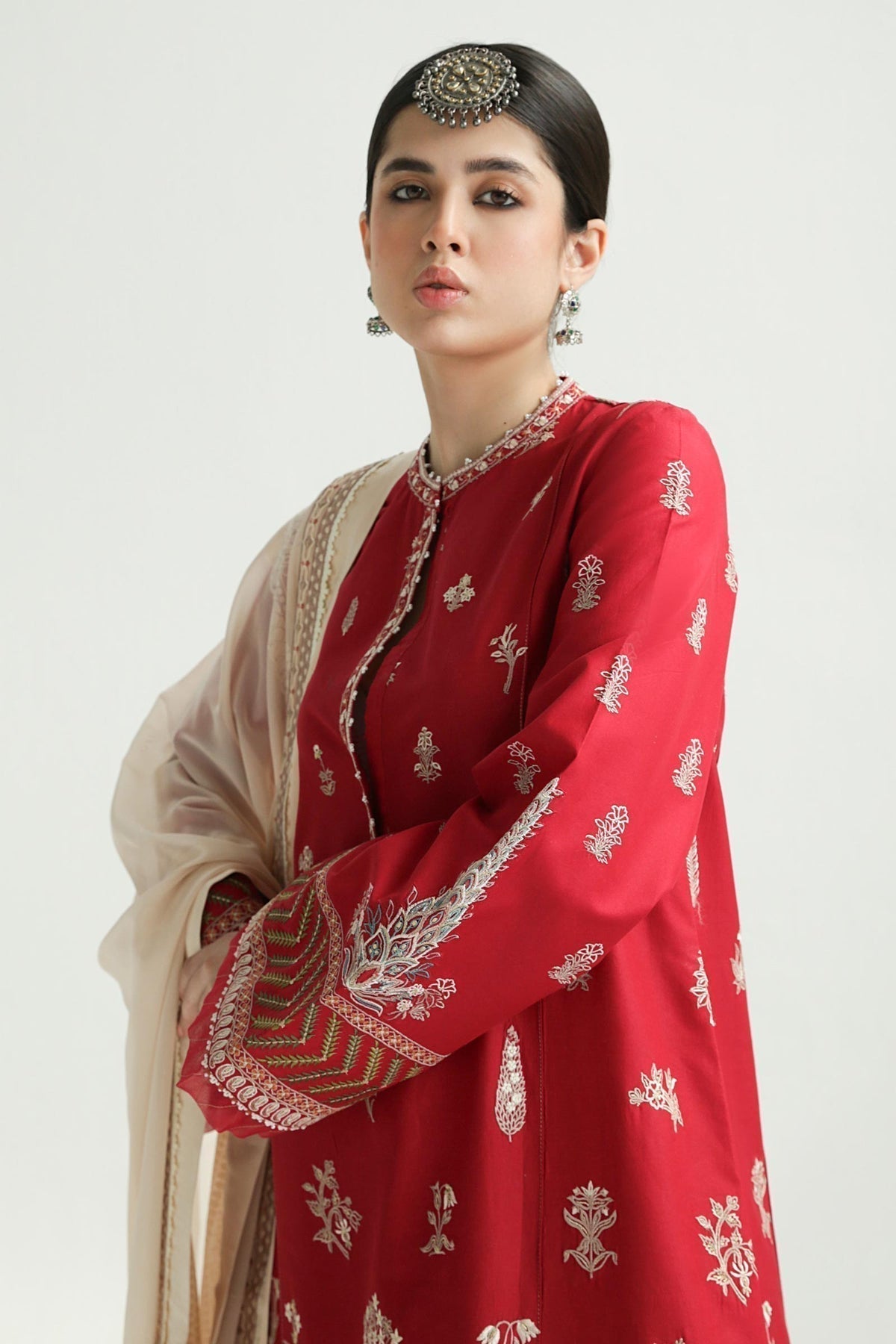Zara Shahjahan | Luxury Lawn 24 | MYRA-14A - Ladies Clothes - Maria Faisal