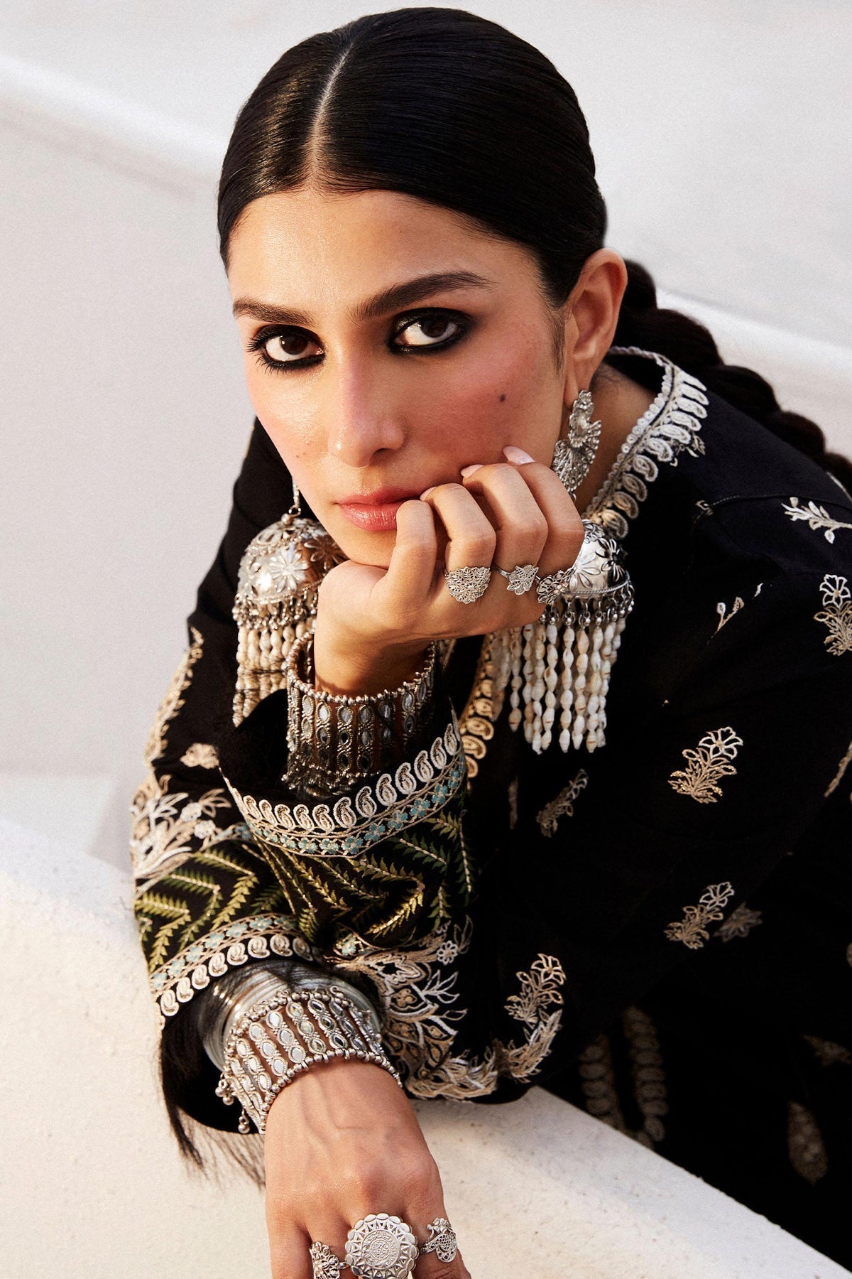 Zara Shahjahan | Luxury Lawn 24 | MYRA-14B - Ladies Clothes - Maria Faisal