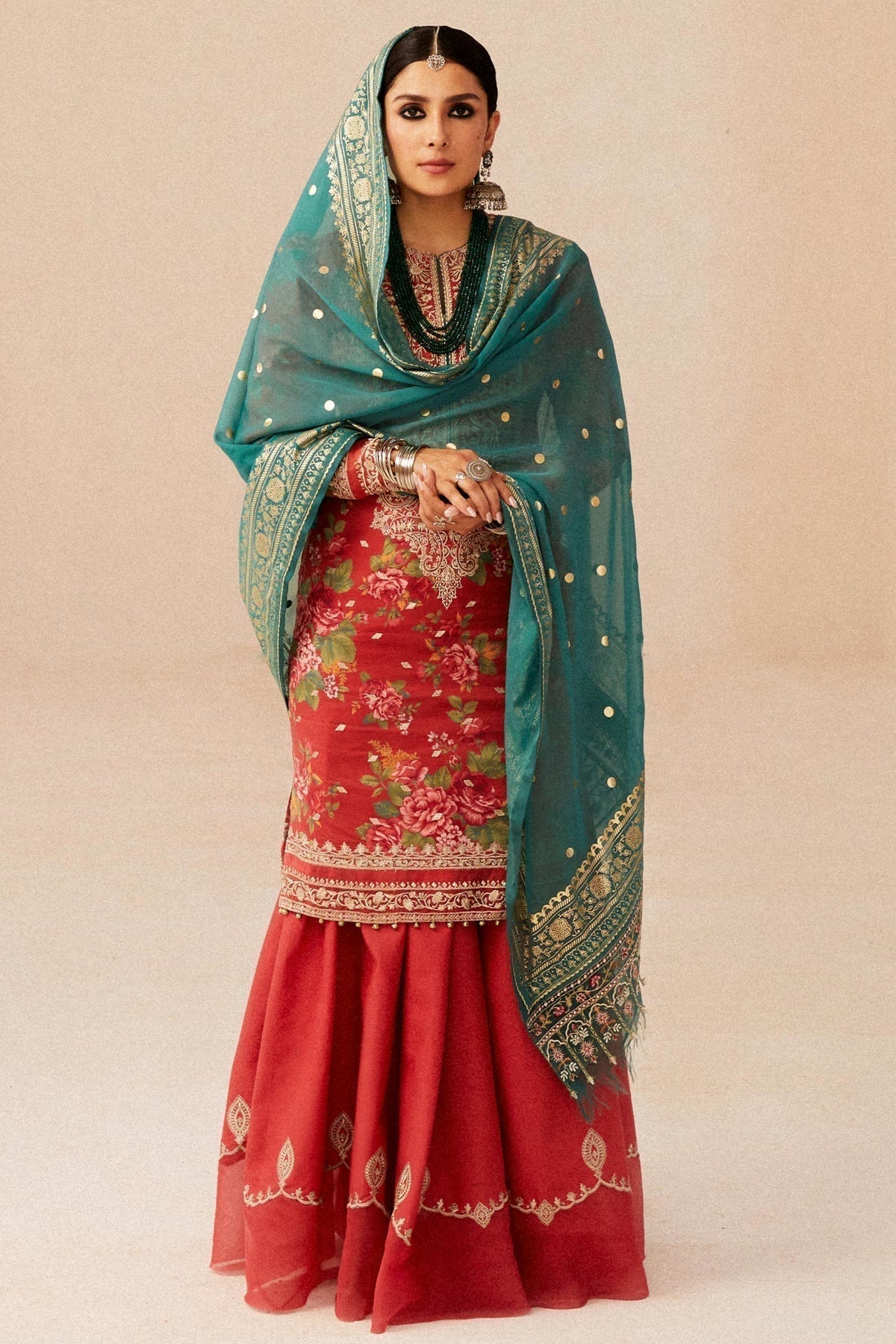 Zara Shahjahan | Luxury Lawn 24 | PHOOL KARI-13B - Ladies Clothes - Maria Faisal