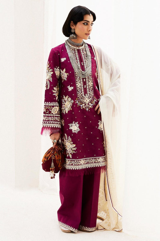 Zara Shahjahan | Luxury Lawn 24 | SIFFA-4A - Ladies Clothes - Maria Faisal