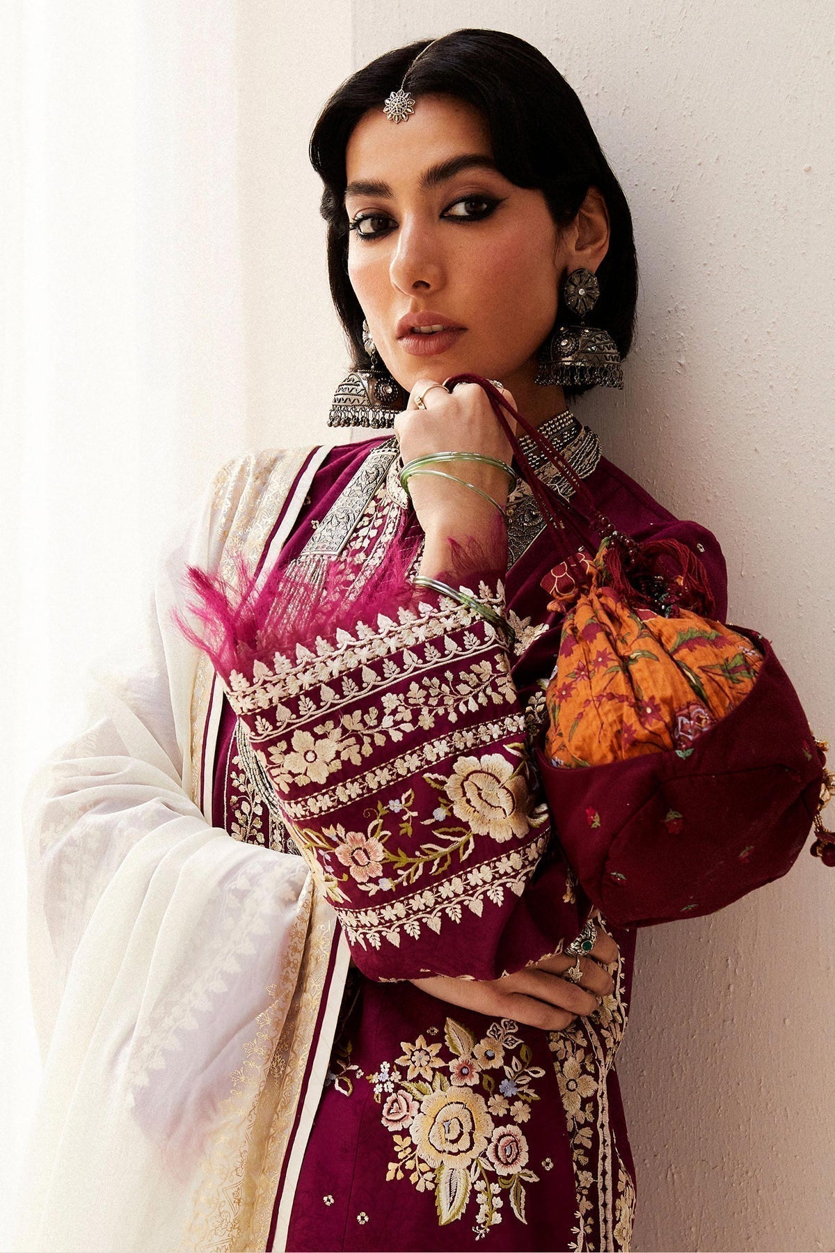 Zara Shahjahan | Luxury Lawn 24 | SIFFA-4A - Ladies Clothes - Maria Faisal