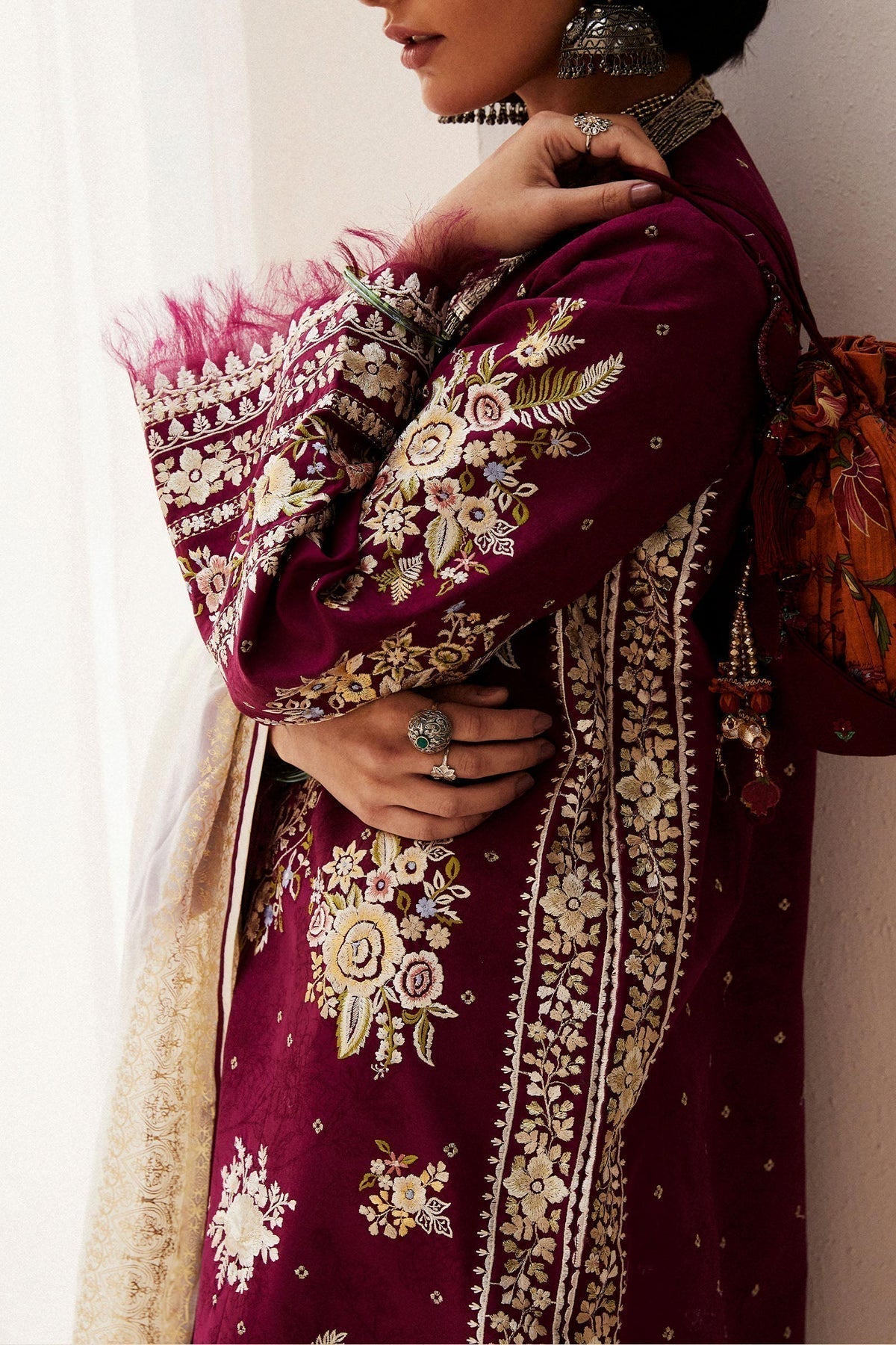 Zara Shahjahan | Luxury Lawn 24 | SIFFA-4A - Ladies Clothes - Maria Faisal