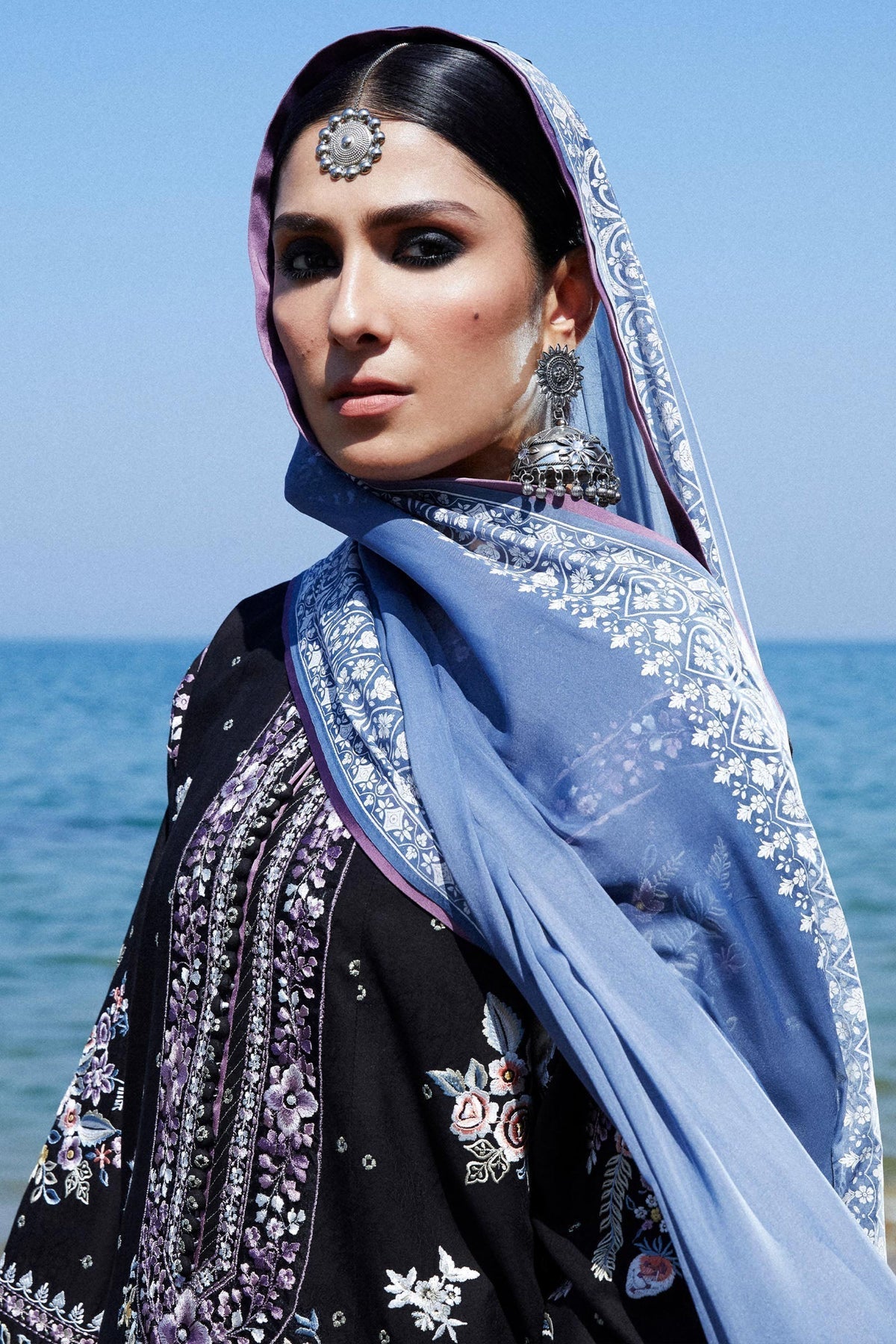 Zara Shahjahan | Luxury Lawn 24 | SIFFA-4B - Ladies Clothes - Maria Faisal