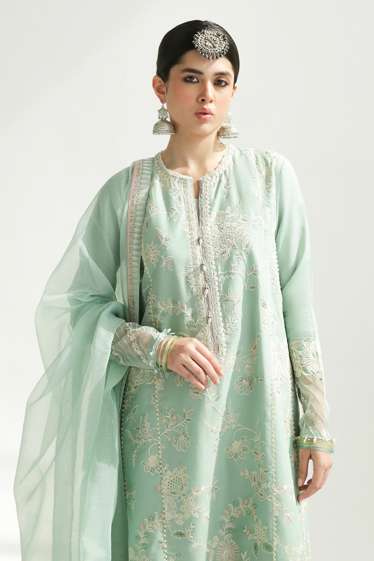 Zara Shahjahan | Luxury Lawn 24 | AMIRA-5B - Ladies Clothes - Maria Faisal