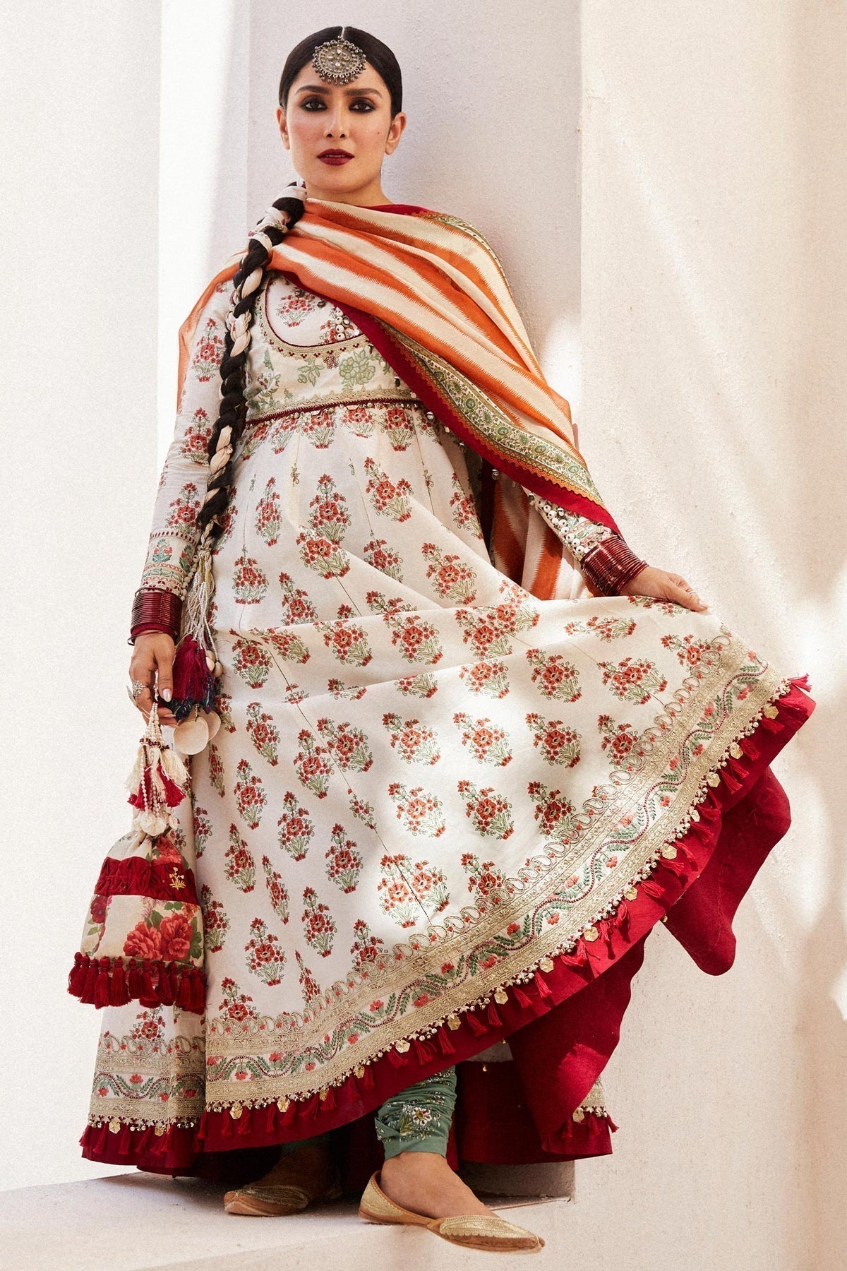 Zara Shahjahan | Luxury Lawn 24 | ANARKALI-11B - Ladies Clothes - Maria Faisal