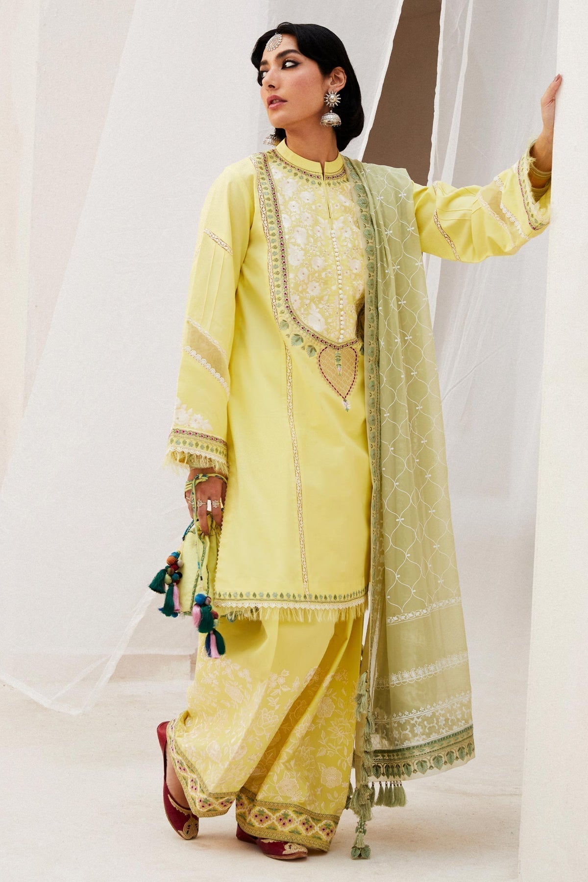 Zara Shahjahan | Luxury Lawn 24 | DILARA-15A - Ladies Clothes - Maria Faisal