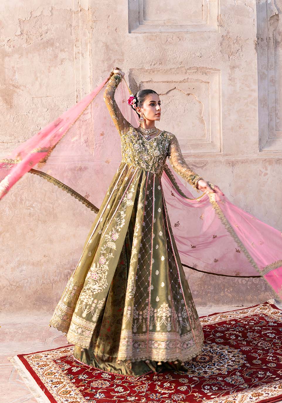 Zarqash | Arzoo Festive Collection | Gulbahar - Wedding Dress - available at Maria Faisal in UK and USA