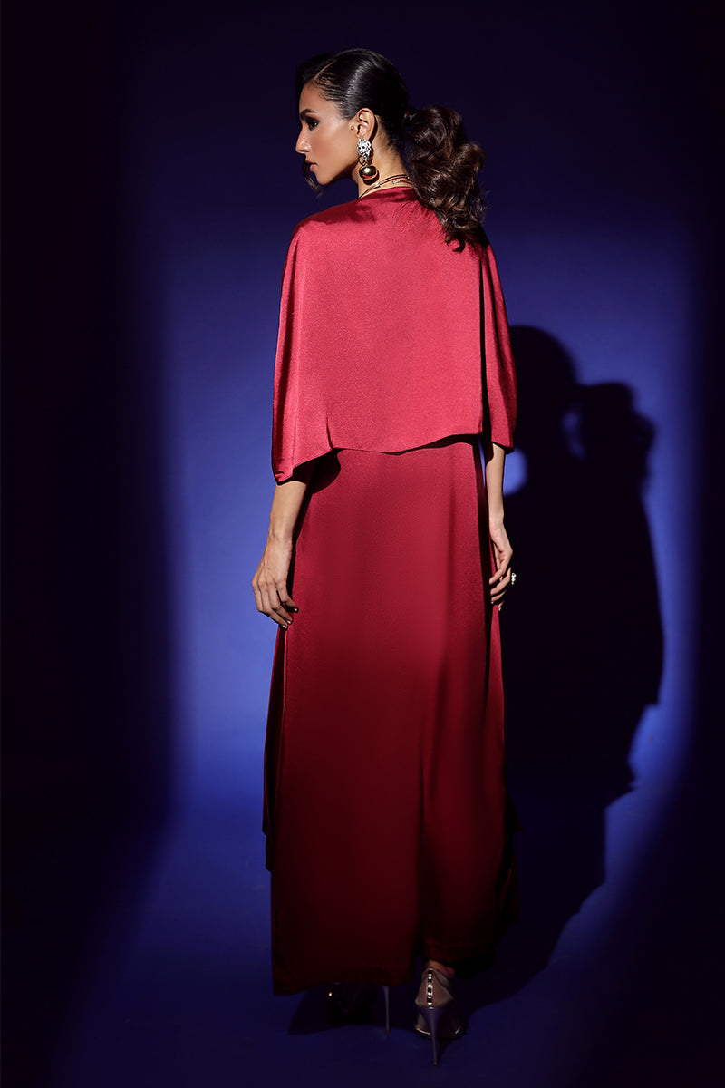Wardha Saleem | Luxury Pret Fusion Wear | VEGA DRAPE (2PC) - Ladies Clothes 