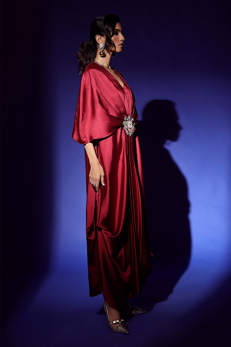 Wardha Saleem | Luxury Pret Fusion Wear | VEGA DRAPE (2PC) - Ladies Clothes 