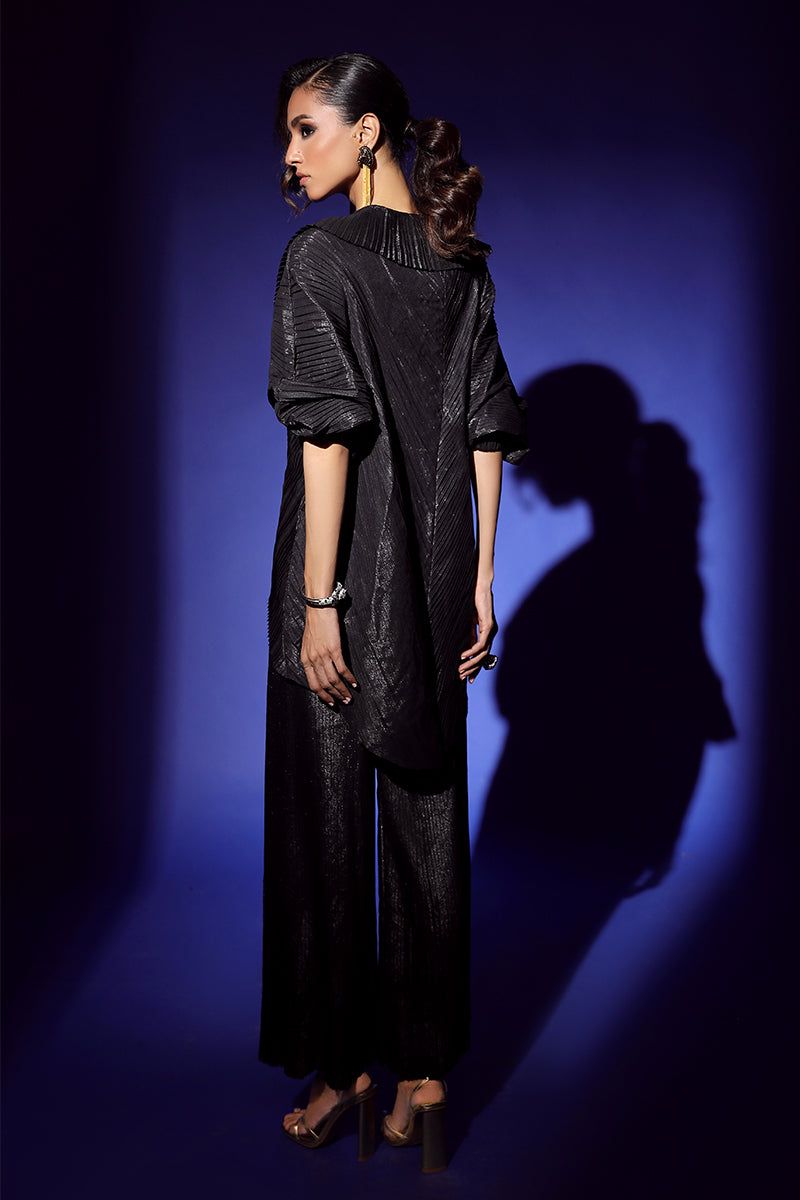 Wardha Saleem | Luxury Pret Fusion Wear | NOIR (3PC) - Ladies Clothes 