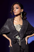 Wardha Saleem | Luxury Pret Fusion Wear | NOIR (3PC) - Ladies Clothes 