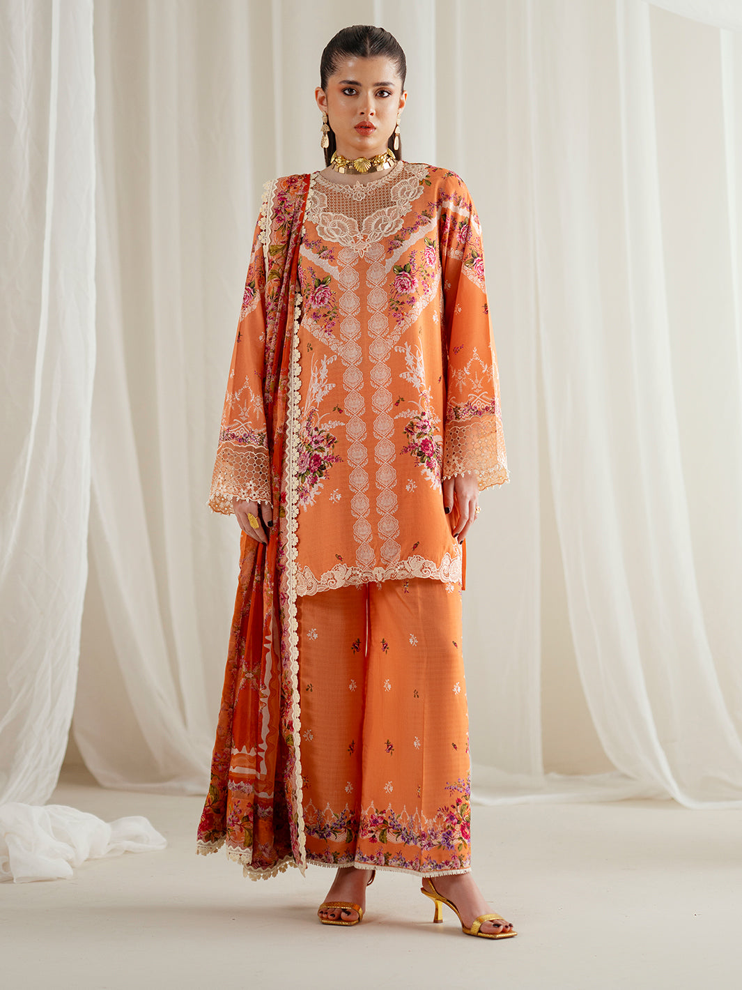 Bin Ilyas | Eres Bonita Viscose 25 | 1101-A - Ladies Clothes - Maria Faisal