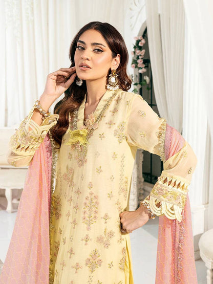 Salitex | Signature Festive Chiffon | CH040 by Maria Faisal - Registered Vendor of : Salitex - type : Ladies Clothes - 100% original wedding dresses