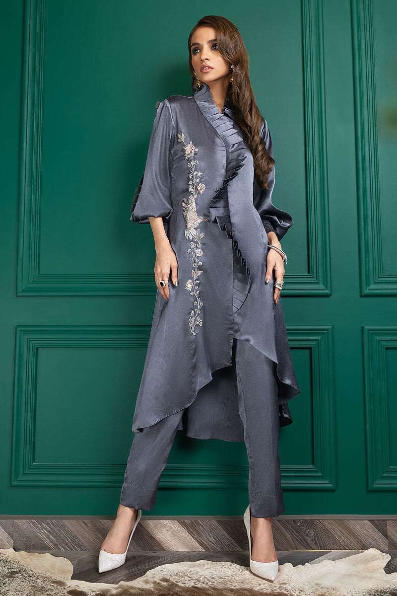 Wardha Saleem | Luxury Pret Fusion Wear | WS22-031 - Ladies Clothes 