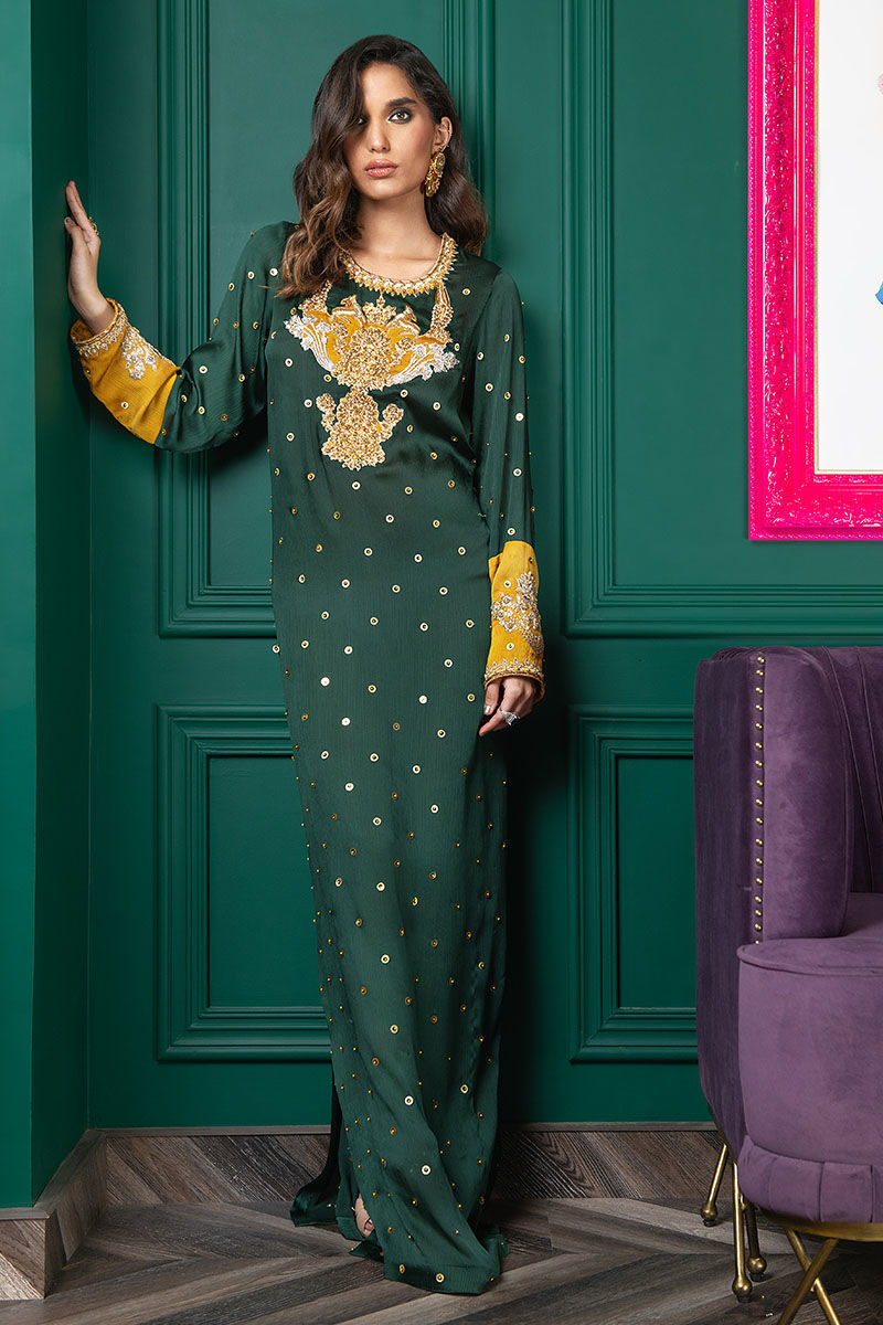 Wardha Saleem | Luxury Pret Fusion Wear | WS22-034 - Ladies Clothes 