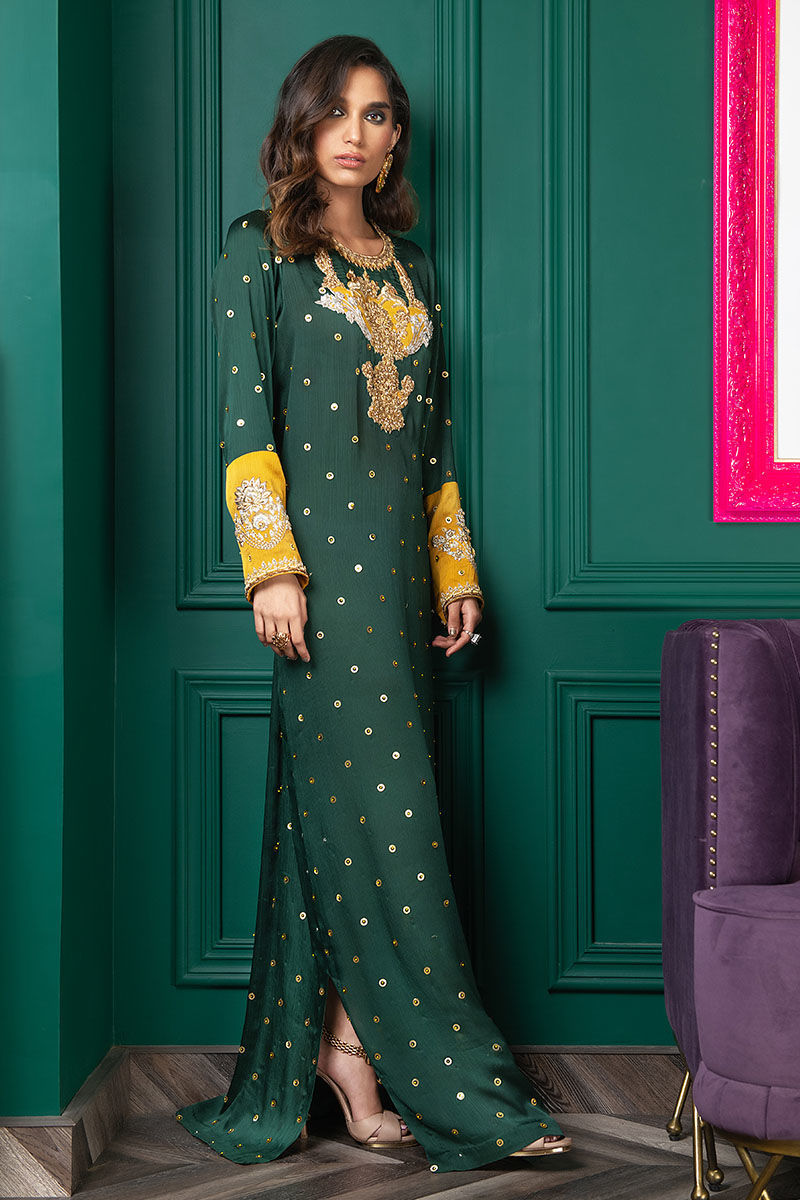 Wardha Saleem | Luxury Pret Fusion Wear | WS22-034 - Ladies Clothes 