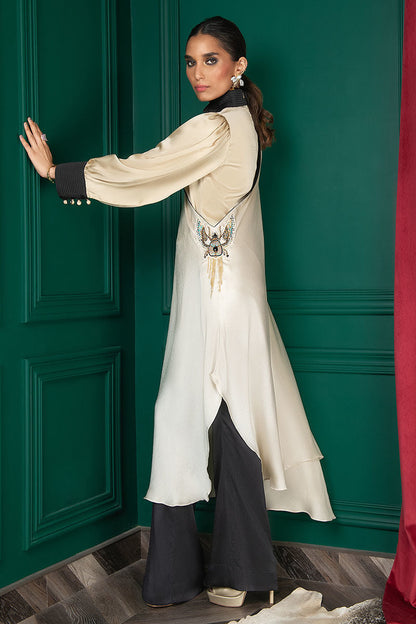 Wardha Saleem | Luxury Pret Fusion Wear | WS22-023 - Ladies Clothes 