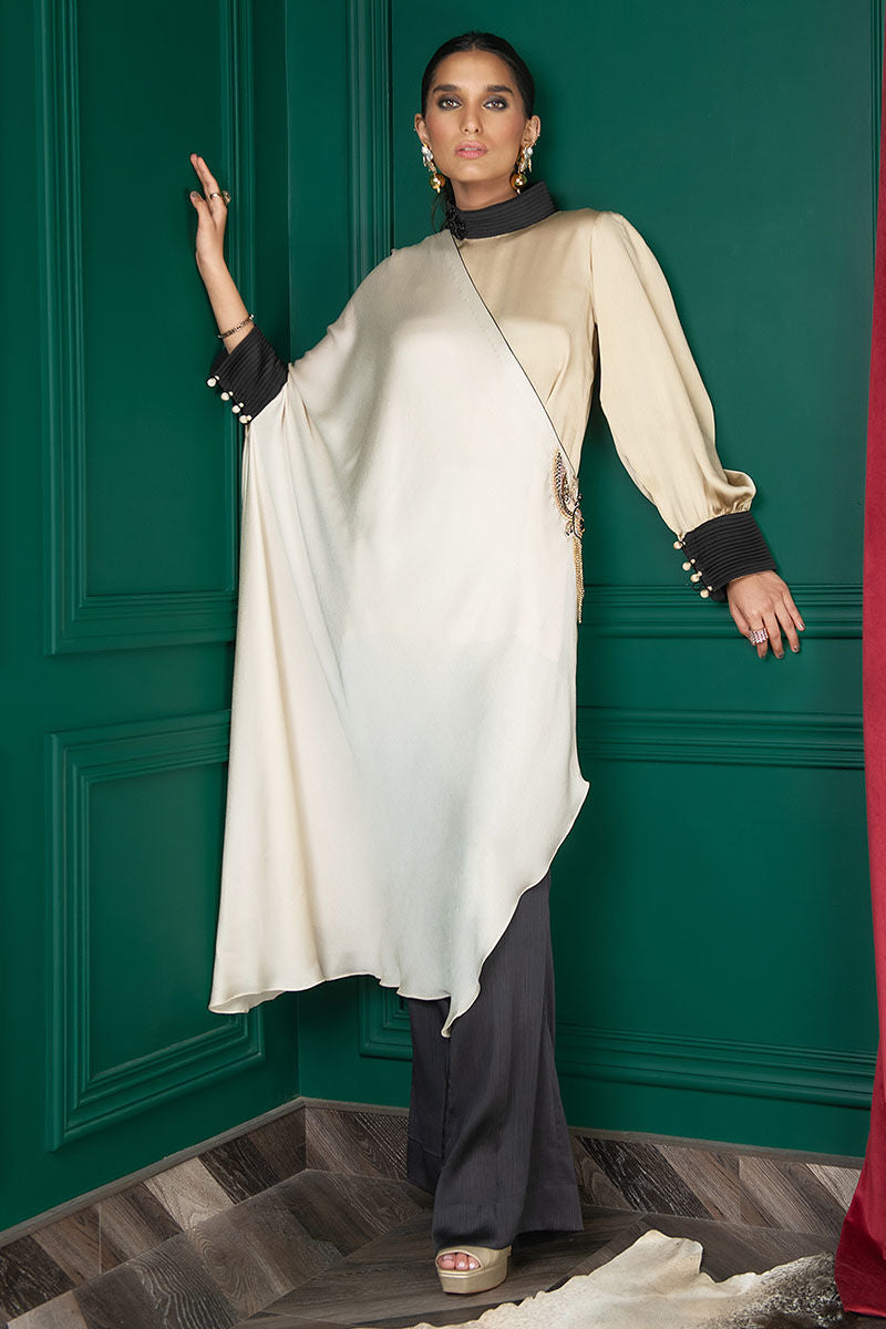 Wardha Saleem | Luxury Pret Fusion Wear | WS22-023 - Ladies Clothes 