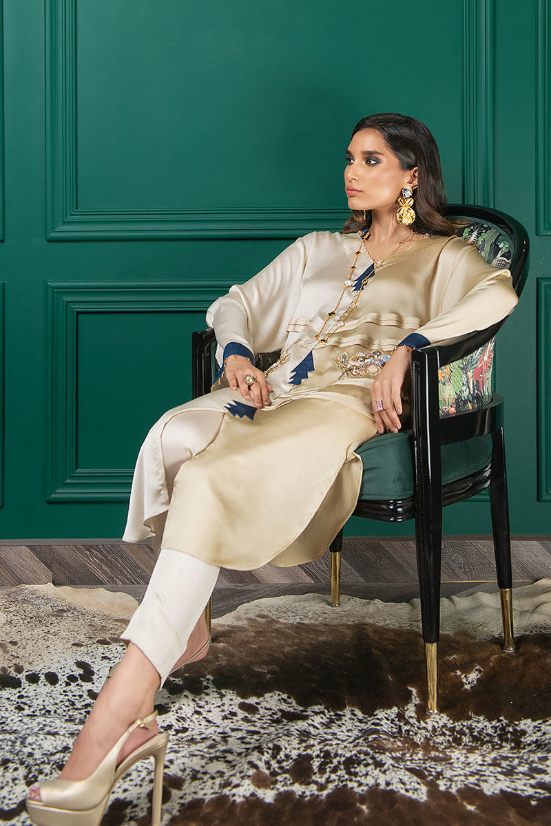 Wardha Saleem | Luxury Pret Fusion Wear | WS22-033 - Ladies Clothes 