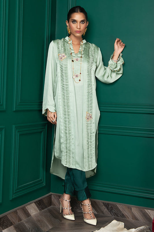 Wardha Saleem | Luxury Pret Fusion Wear | WS22-028 - Ladies Clothes 