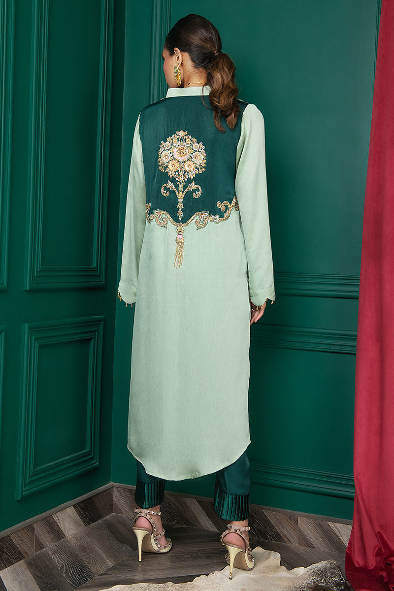Wardha Saleem | Luxury Pret Fusion Wear | WS22-028 - Ladies Clothes 