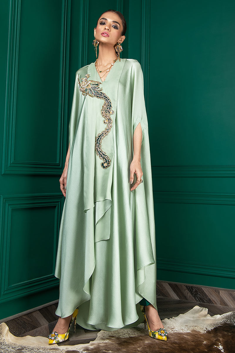 Wardha Saleem | Luxury Pret Fusion Wear | WS22-018 - Ladies Clothes 