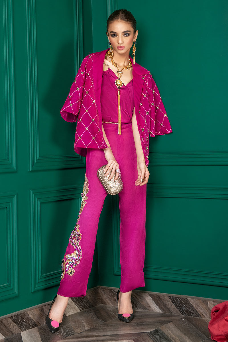 Wardha Saleem | Luxury Pret Fusion Wear | WS22-027 - Ladies Clothes 