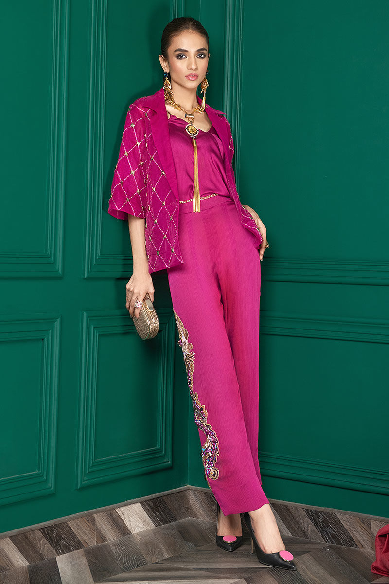 Wardha Saleem | Luxury Pret Fusion Wear | WS22-027 - Ladies Clothes 