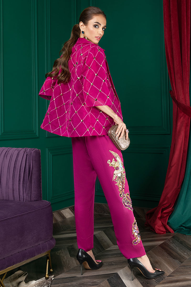 Wardha Saleem | Luxury Pret Fusion Wear | WS22-027 - Ladies Clothes 