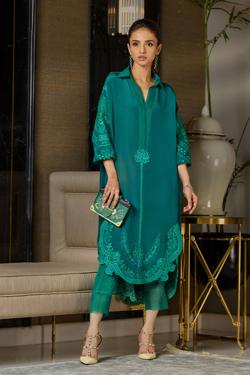 Wardha Saleem | Luxury Pret Traditional Wear | EMERALD - Ladies Clothes 
