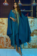 Wardha Saleem | Luxury Pret Fusion Wear | MIDNIGHT â FORMAL DRAPE - Ladies Clothes 