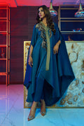 Wardha Saleem | Luxury Pret Fusion Wear | MIDNIGHT â FORMAL DRAPE - Ladies Clothes 