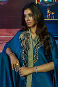 Wardha Saleem | Luxury Pret Fusion Wear | MIDNIGHT â FORMAL DRAPE - Ladies Clothes 