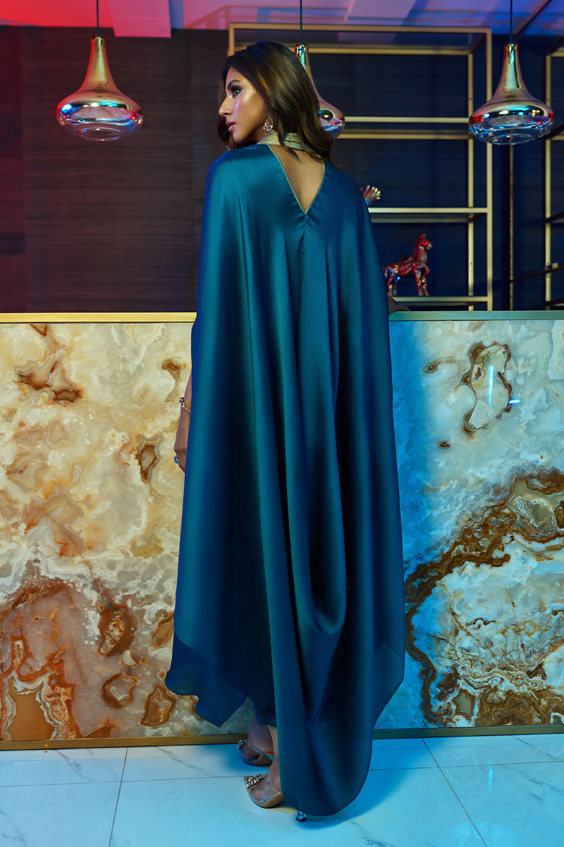 Wardha Saleem | Luxury Pret Fusion Wear | MIDNIGHT â FORMAL DRAPE - Ladies Clothes 