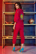 Wardha Saleem | Luxury Pret Fusion Wear | GOSSIP GIRL â HOT PINK CO-ORD SET - Ladies Clothes 
