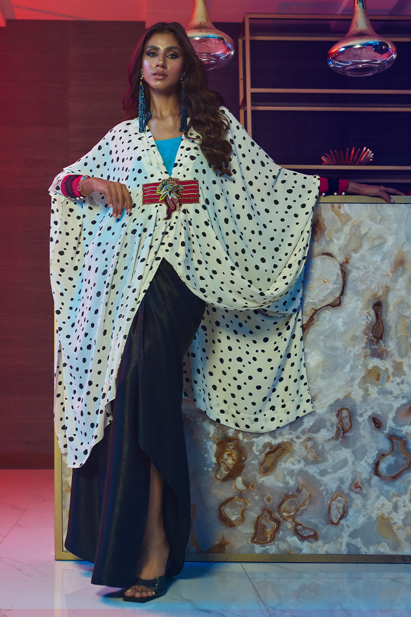 Wardha Saleem | Luxury Pret Fusion Wear | HOT SPOTâ 3PC FORMAL DRAPE - Ladies Clothes 