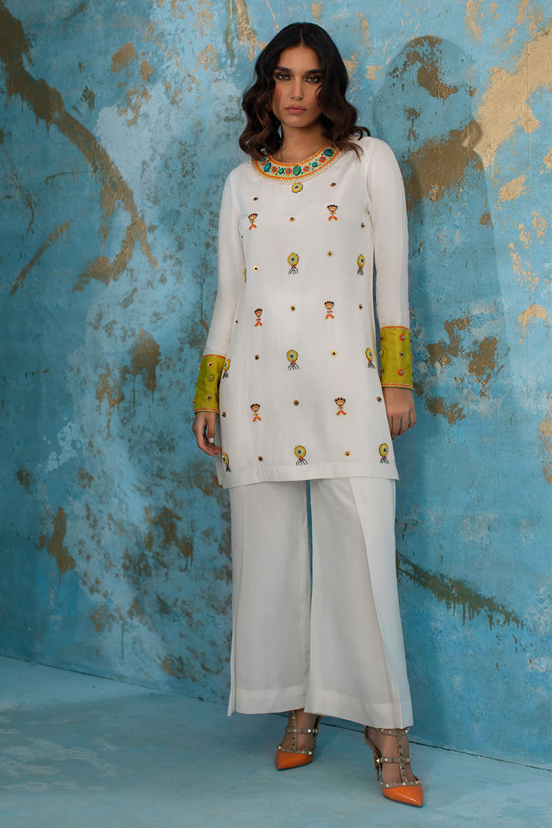 Wardha Saleem | Luxury Pret Fusion Wear | CALL ME NEON - Ladies Clothes 