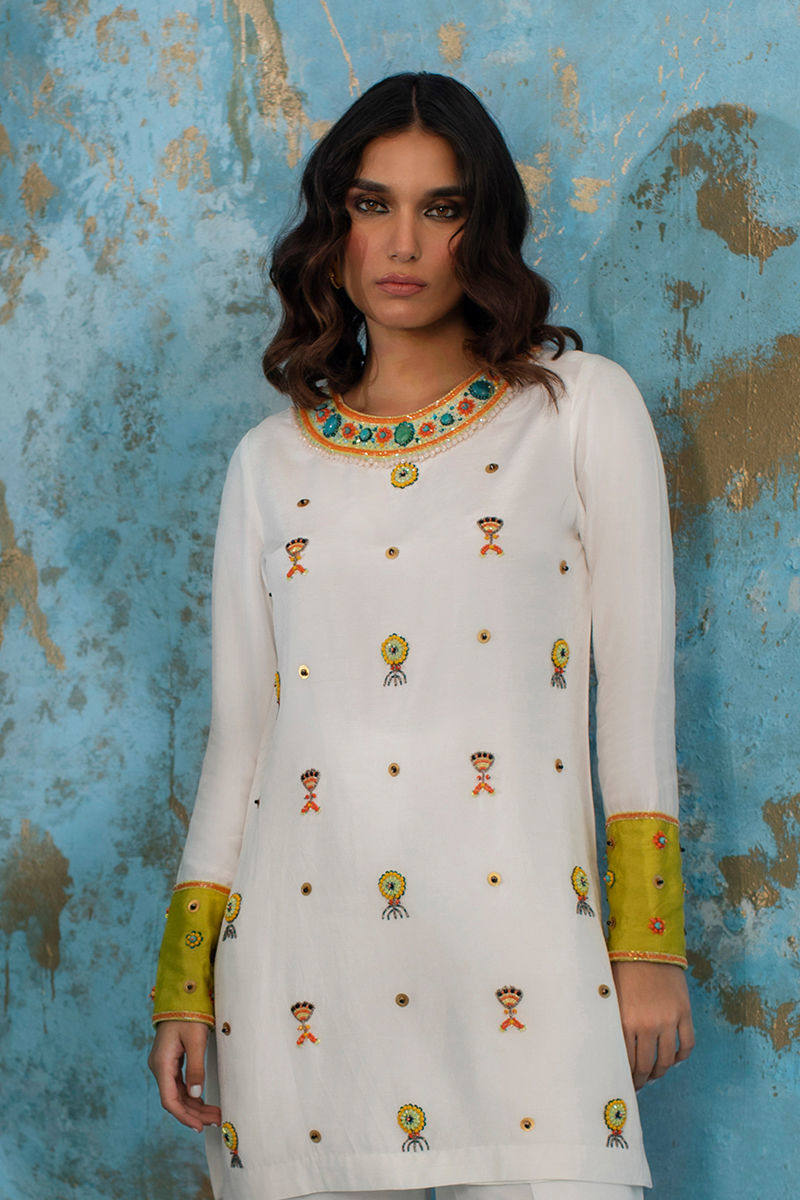 Wardha Saleem | Luxury Pret Fusion Wear | CALL ME NEON - Ladies Clothes 