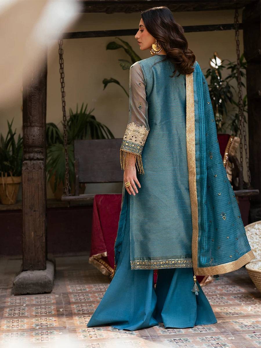 Salitex | Signature Festive Chiffon | JI039 by Maria Faisal - Registered Vendor of : Salitex - type : Ladies Clothes - 100% original wedding dresses