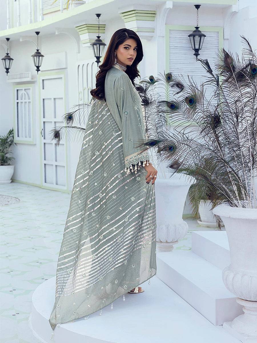 Salitex | Signature Festive Chiffon | NO010 by Maria Faisal - Registered Vendor of : Salitex - type : Ladies Clothes - 100% original wedding dresses